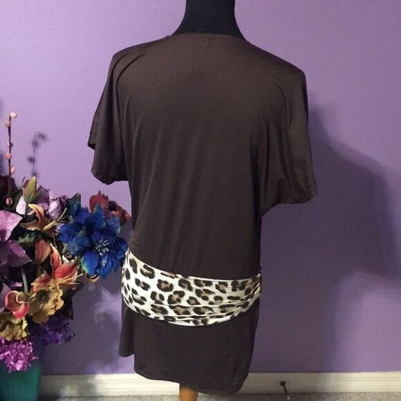 Vince Camuto Swim Leopard cover-up. XS - Picture 3 of 6